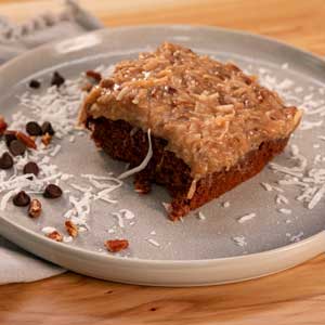 German Chocolate Bars - 8x8