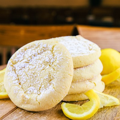 Lemon Crinkle Cookies