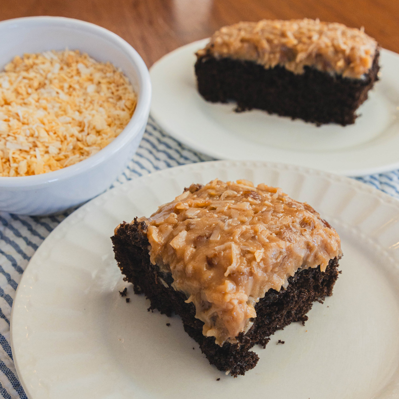 German Chocolate Bars - 8x8
