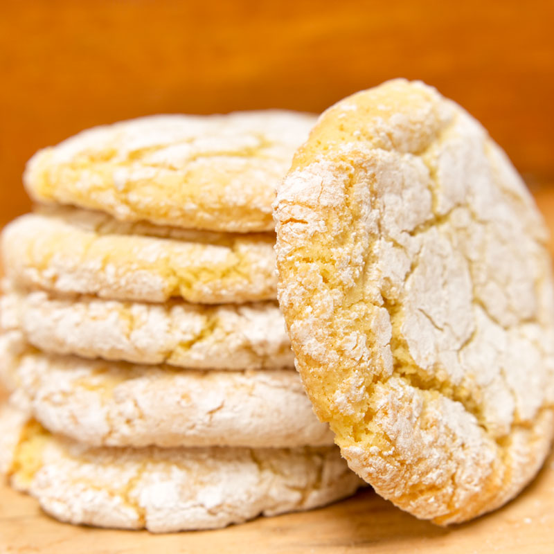 Lemon Crinkle Cookies