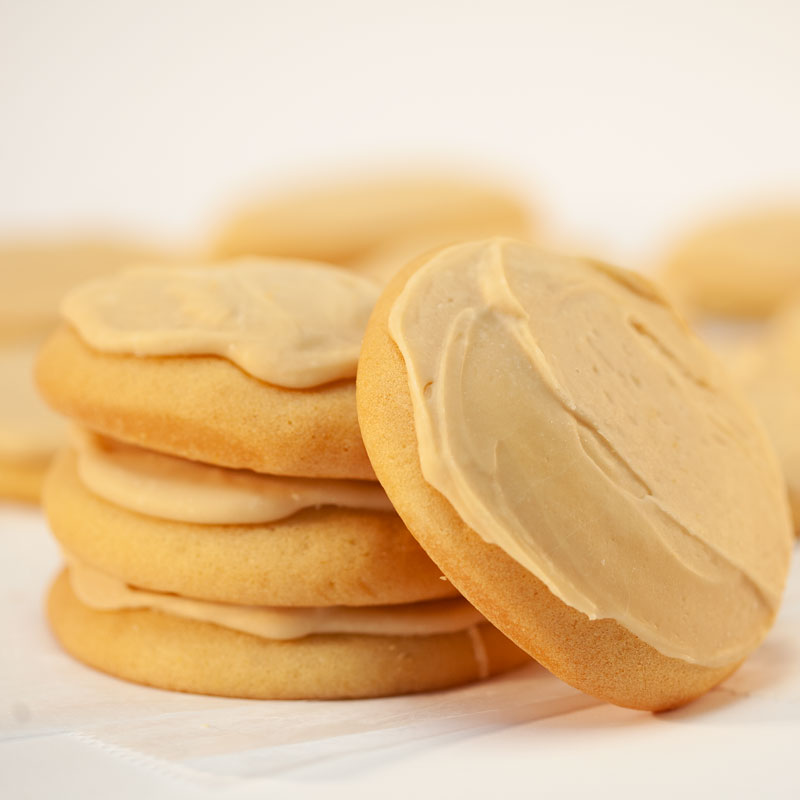Maple Iced Cookies